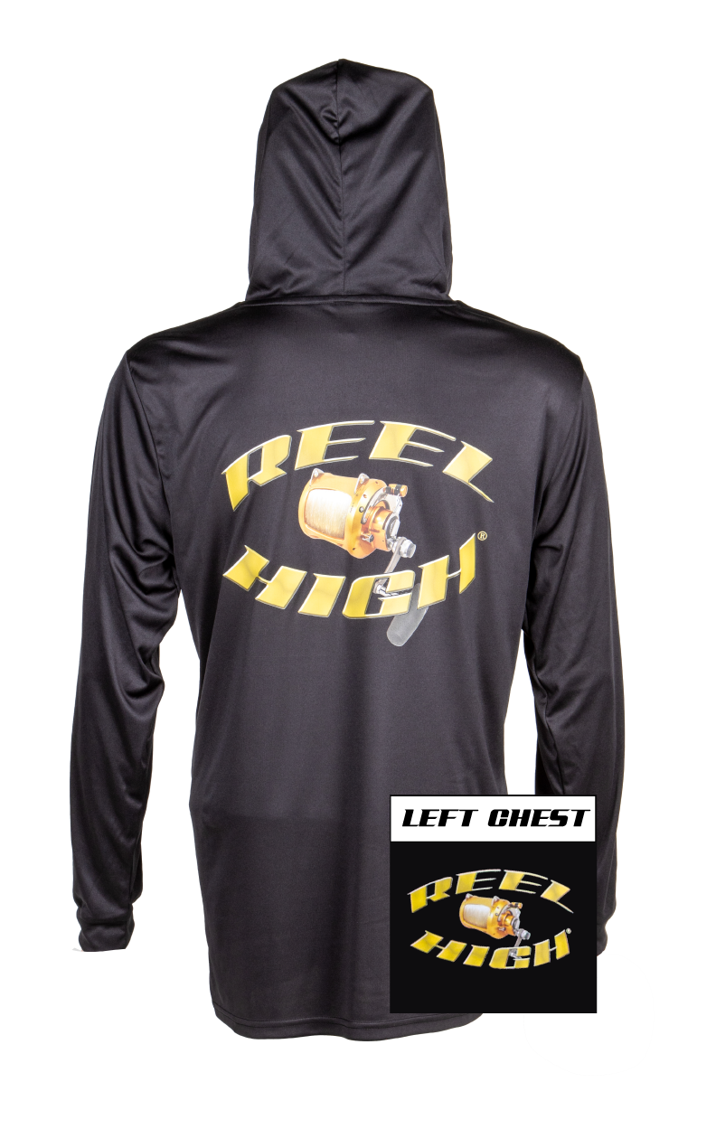 Reel High Reel UPF Black Hoody