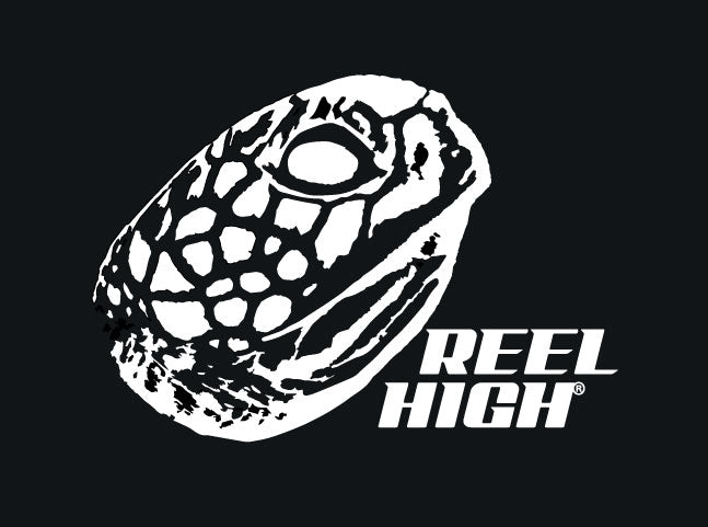 White Vinyl 8" Turtle Head Decal