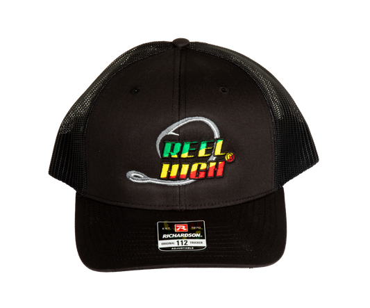 Rasta Circle Hook Richardson 112 Embroidery Black