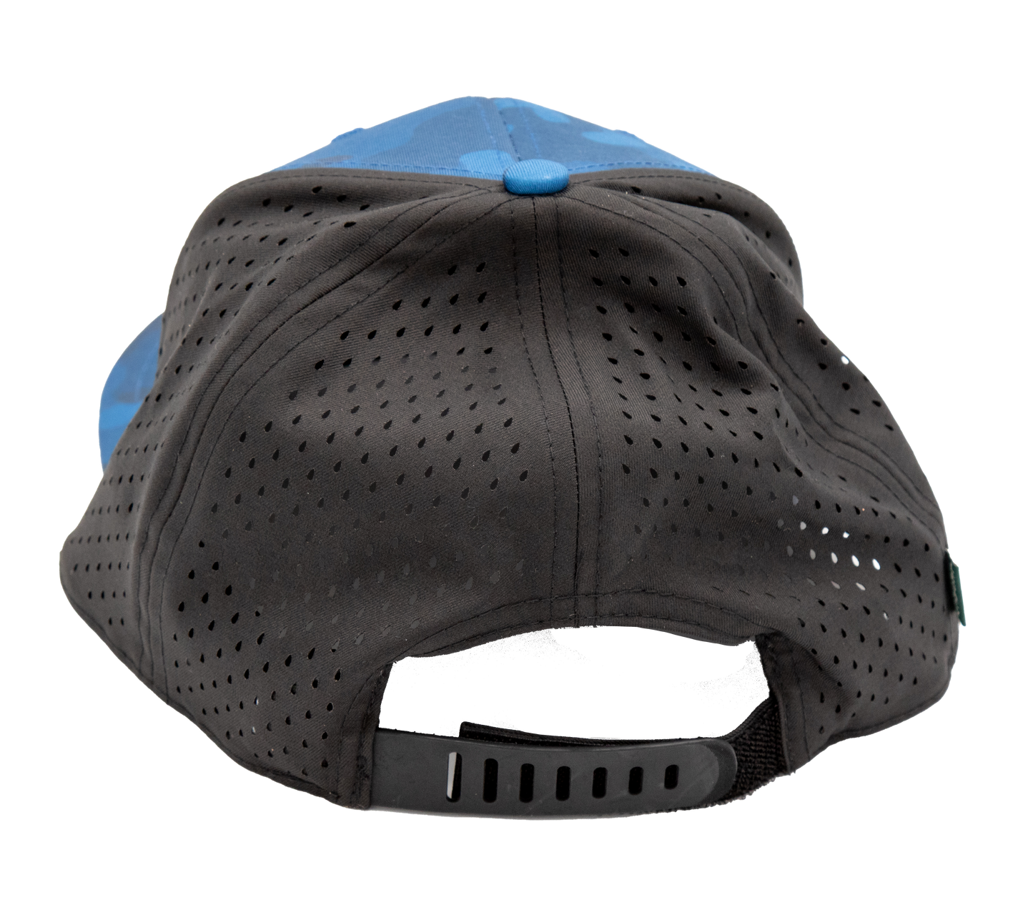 Leather Hex Patch Blue Camo Circle Hook