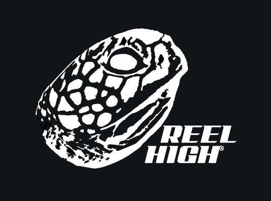 White Vinyl 8" Turtle Head Decal